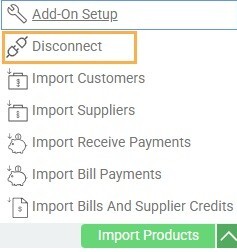 Connecting and disconnecting Paragon from QuickBooks Online