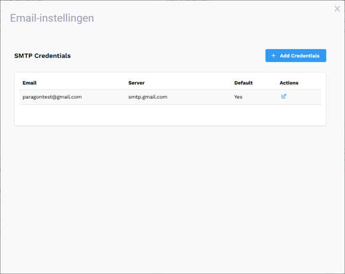 Email-instellingen