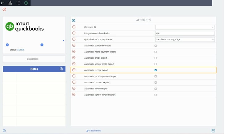 Exporting purchase orders from Paragon to QuickBooks Online