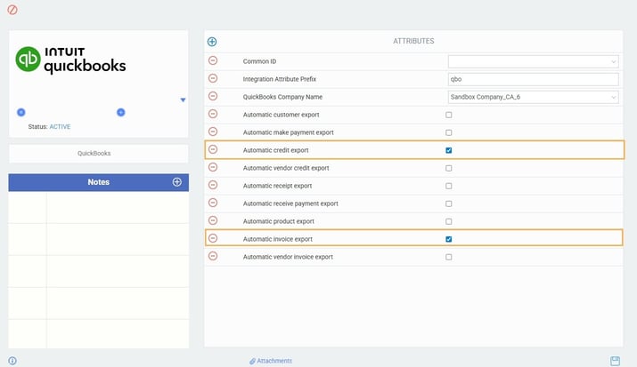 Exporting invoices and credits from Paragon to QuickBooks