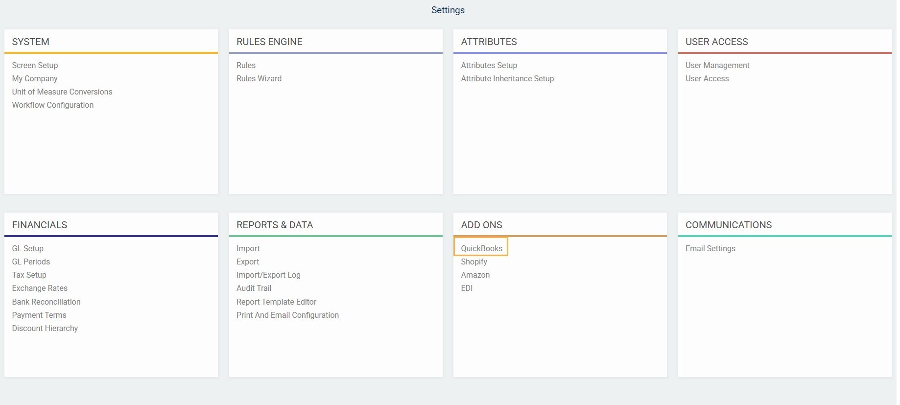 Connecting and disconnecting Paragon from QuickBooks Online