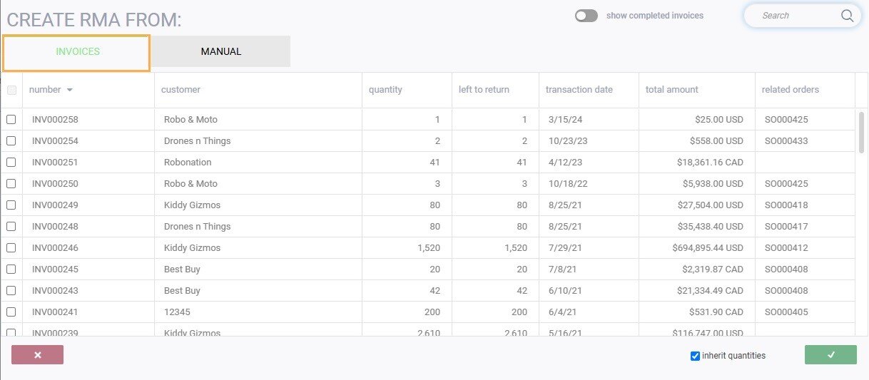 Contoh Invoice Rma Creating an RMA